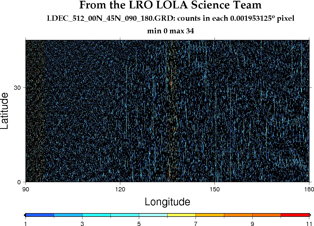 image of lunar topography for LDEC_512_00N_45N_090_180.JPG