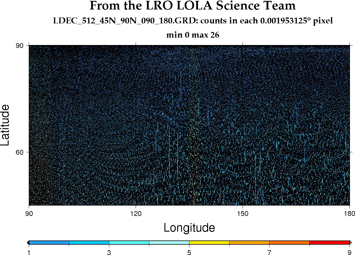 image of lunar topography for LDEC_512_45N_90N_090_180.JPG