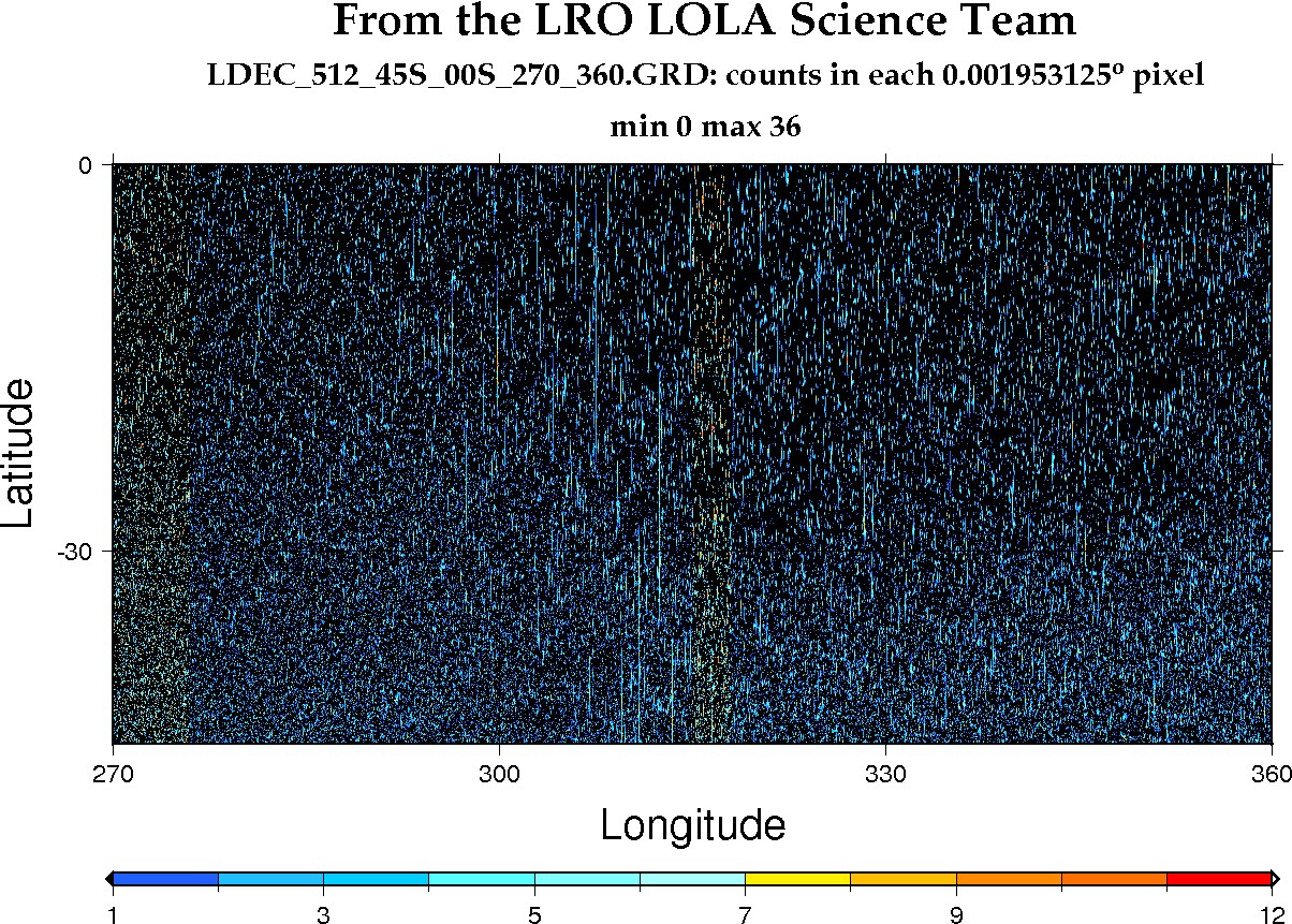 image of lunar topography for LDEC_512_45S_00S_270_360.JPG