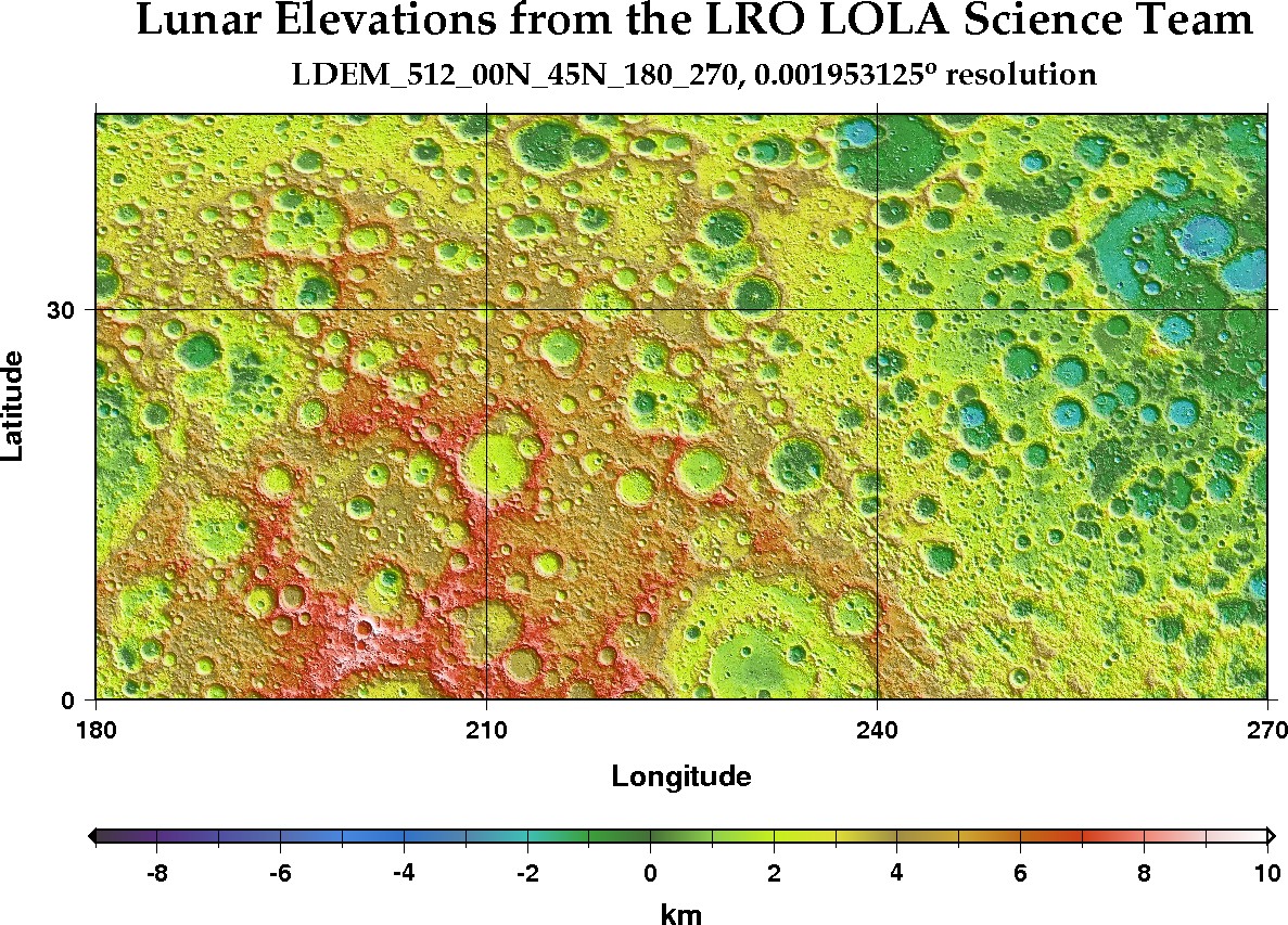 image of lunar topography for LDEM_512_00N_45N_180_270.JPG