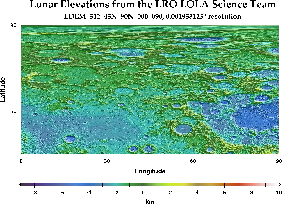 image of lunar topography for LDEM_512_45N_90N_000_090.JPG