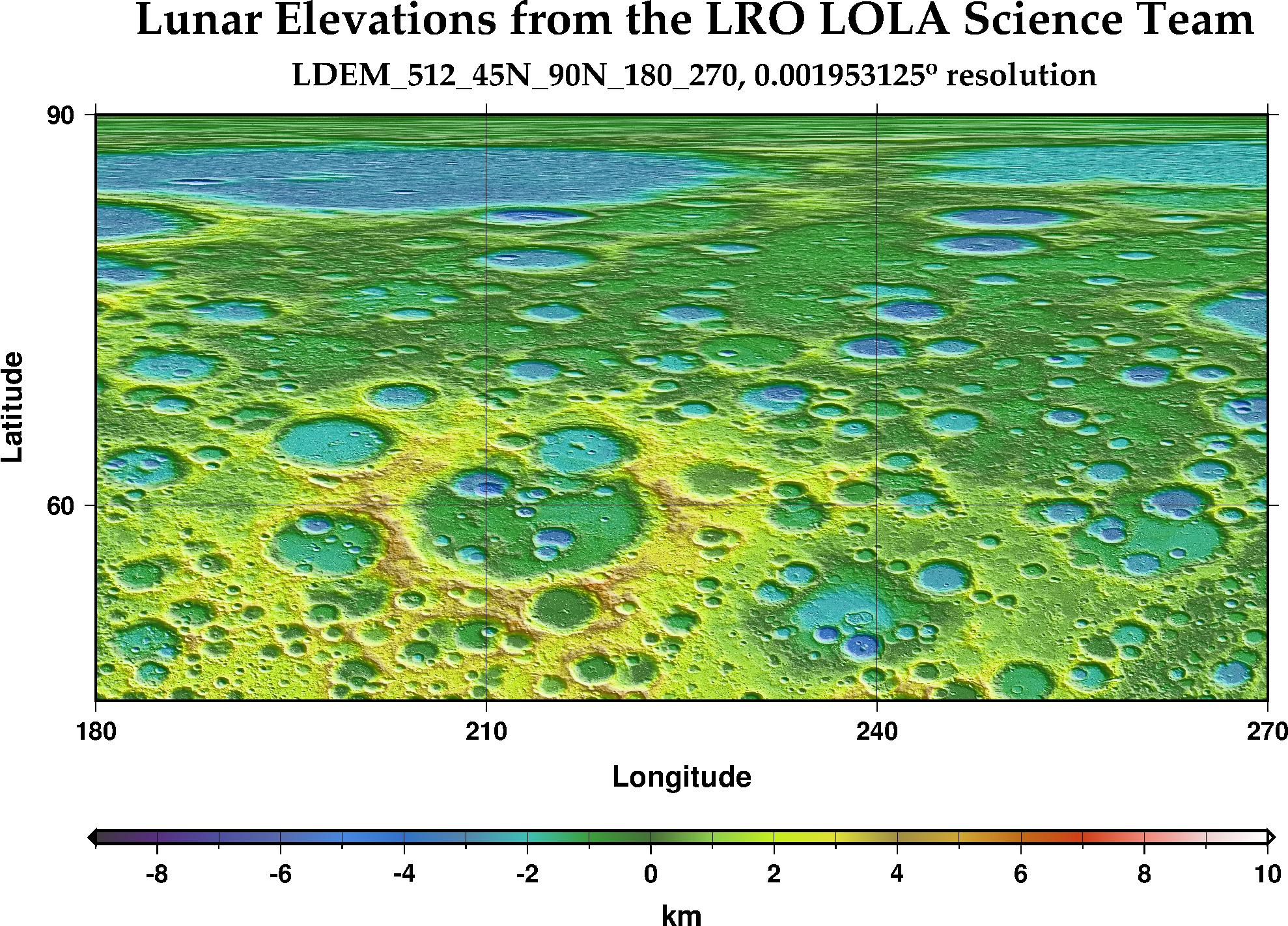 image of lunar topography for LDEM_512_45N_90N_180_270.JPG