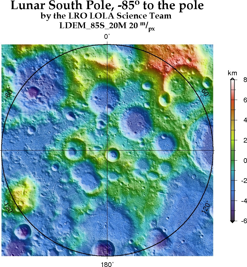 image of lunar topography for LDEM_85S_20M.JPG