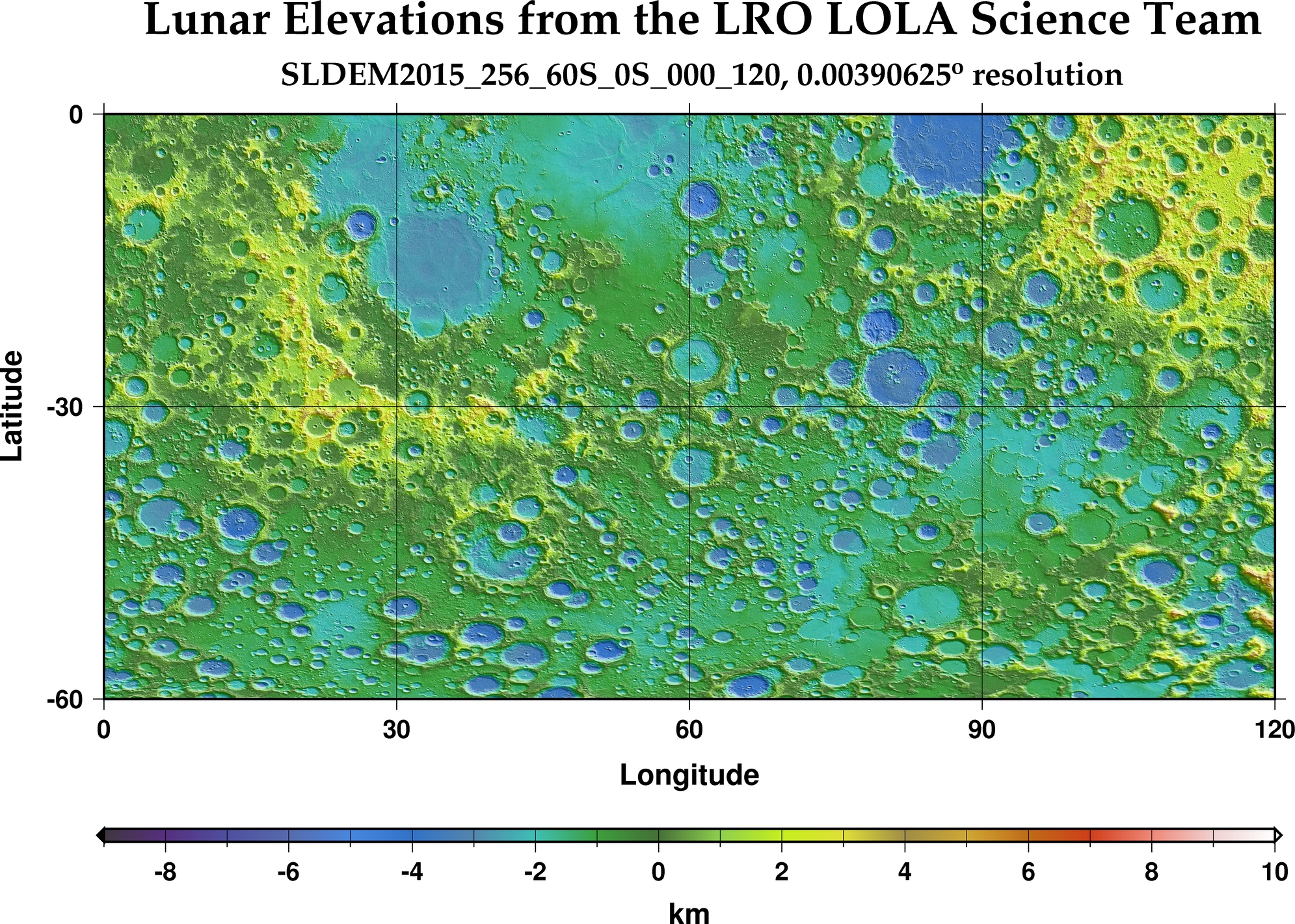 image of lunar topography for SLDEM2015_256_60S_0S_000_120