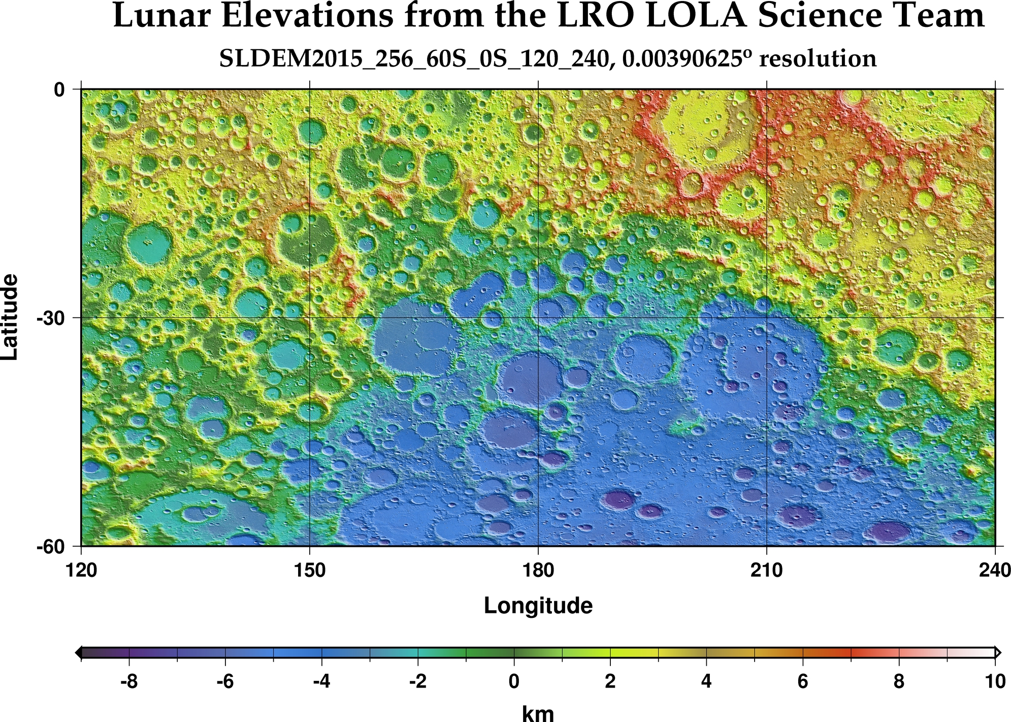 image of lunar topography for SLDEM2015_256_60S_0S_120_240