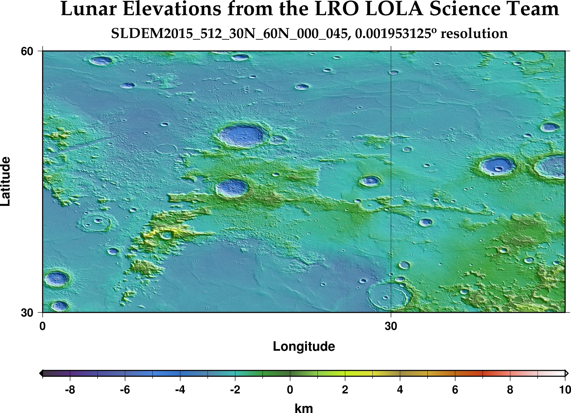 image of lunar topography for SLDEM2015_512_30N_60N_000_045