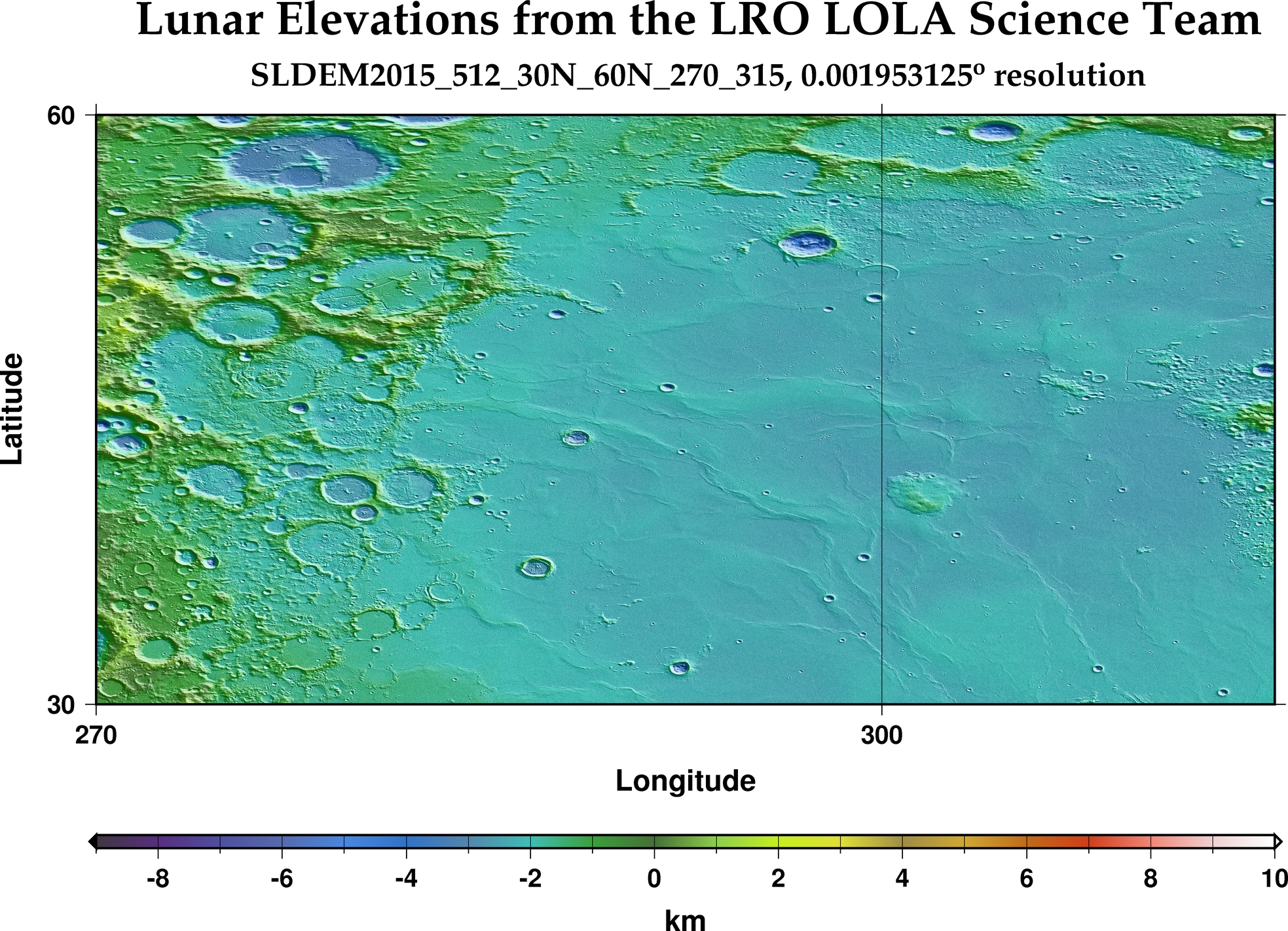 image of lunar topography for SLDEM2015_512_30N_60N_270_315
