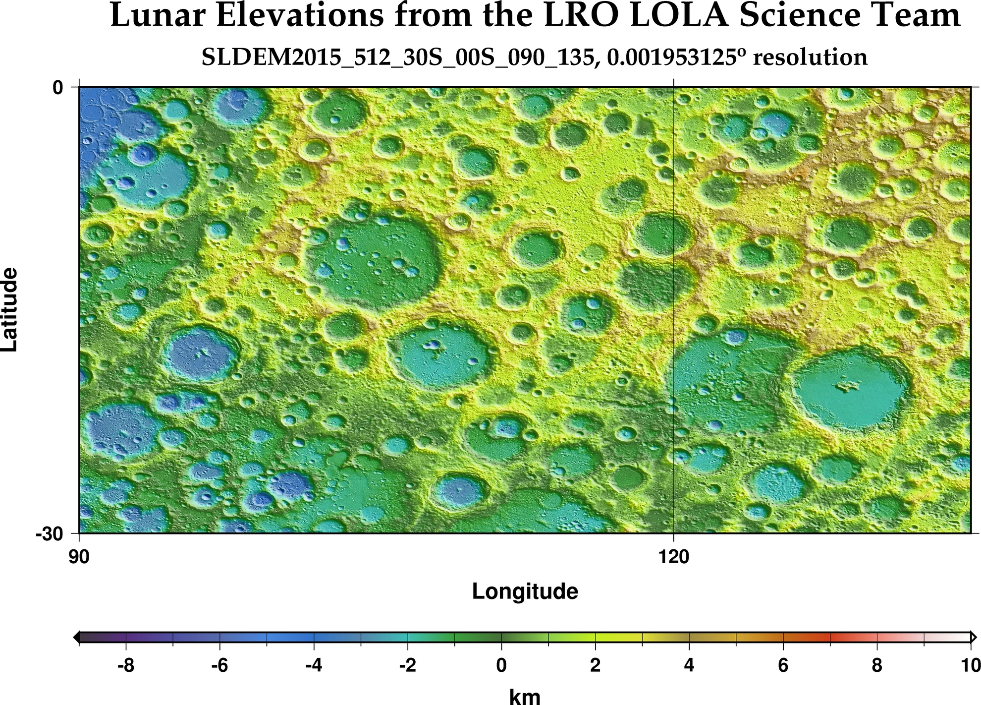 image of lunar topography for SLDEM2015_512_30S_00S_090_135