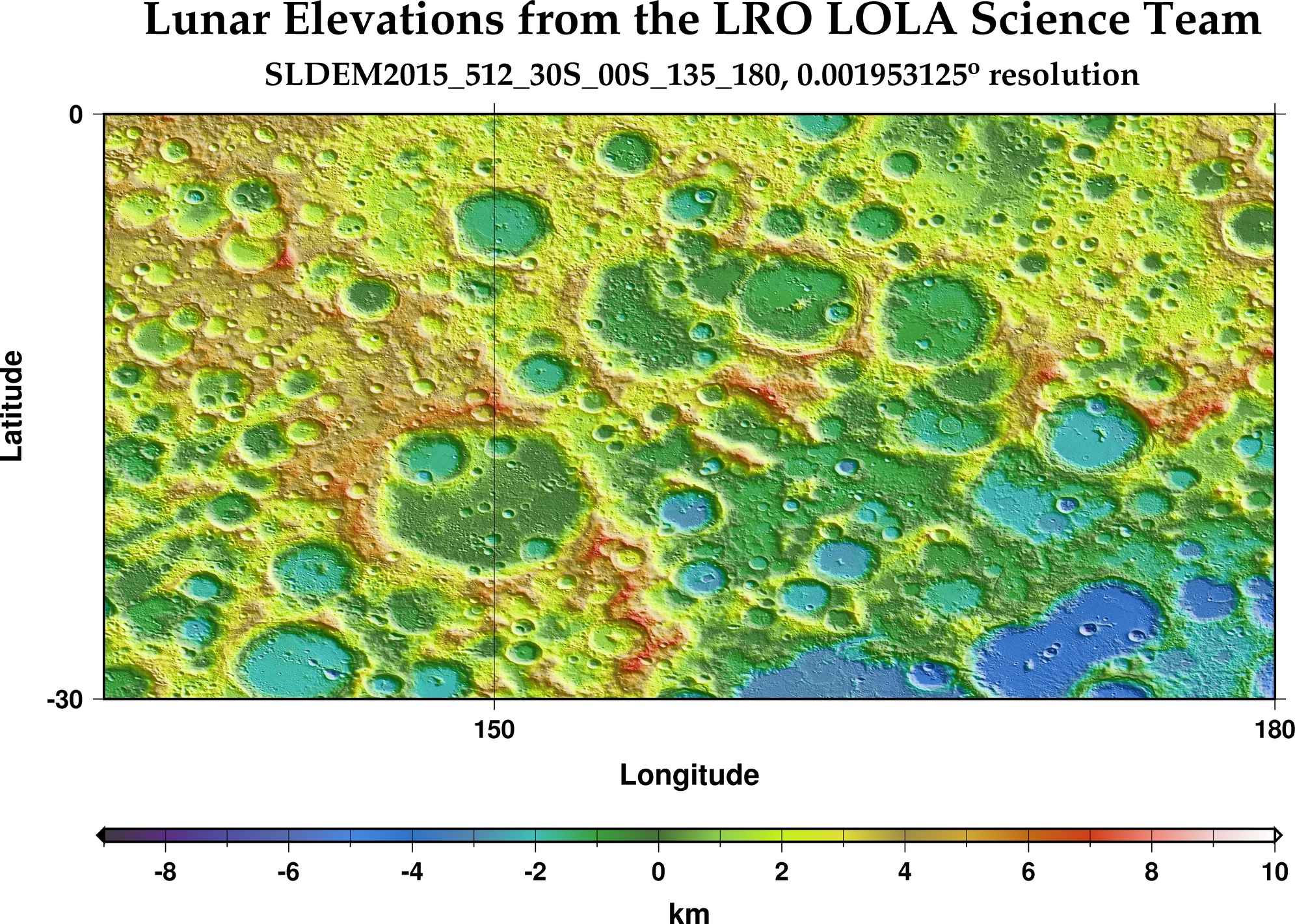 image of lunar topography for SLDEM2015_512_30S_00S_135_180