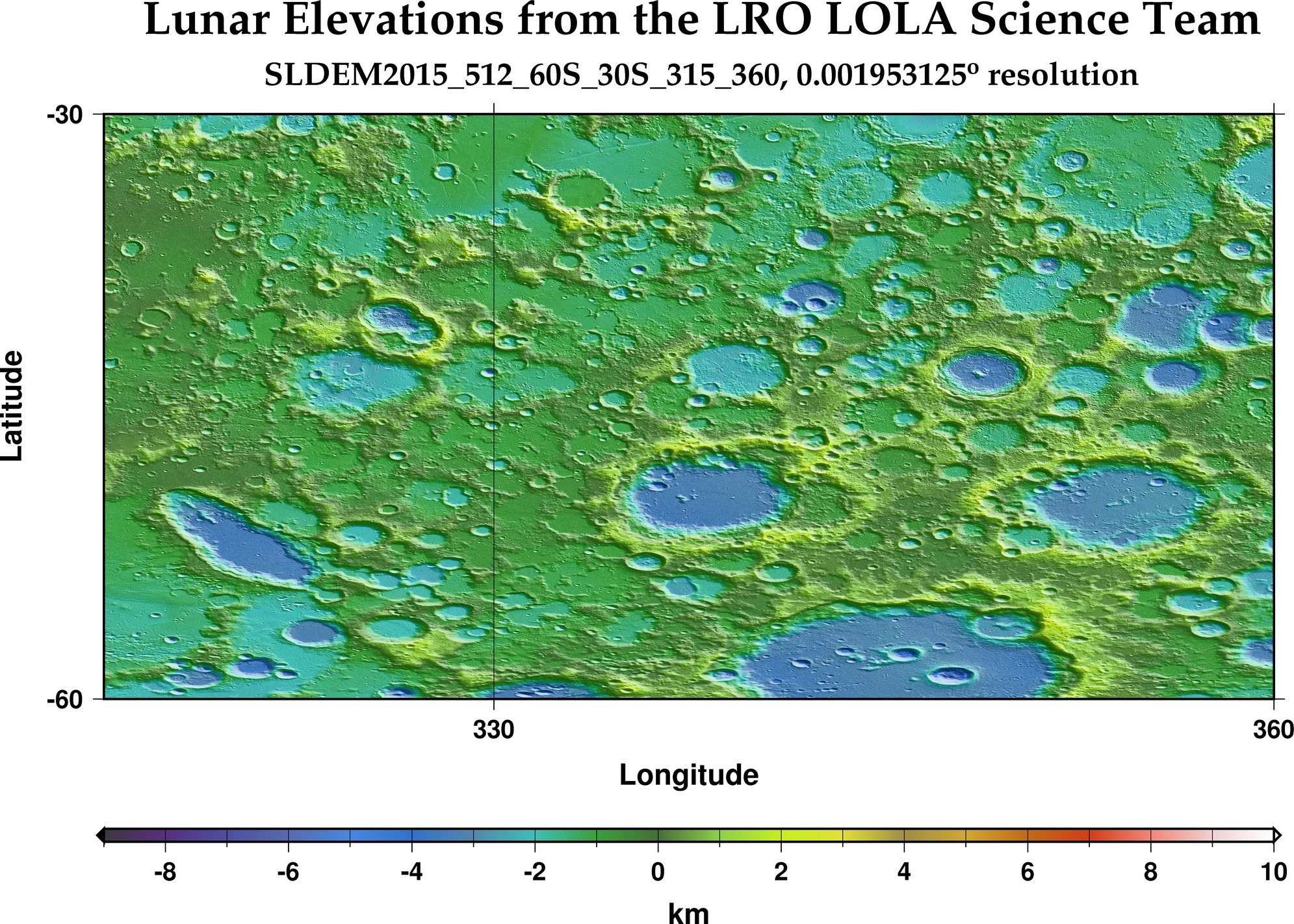 image of lunar topography for SLDEM2015_512_60S_30S_315_360