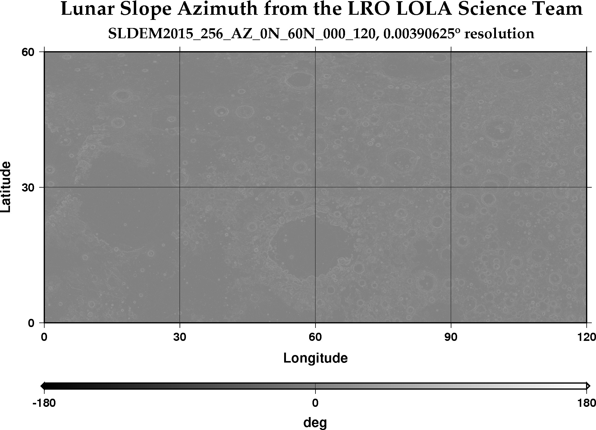 image of lunar topography for SLDEM2015_256_AZ_00N_60N_000_120