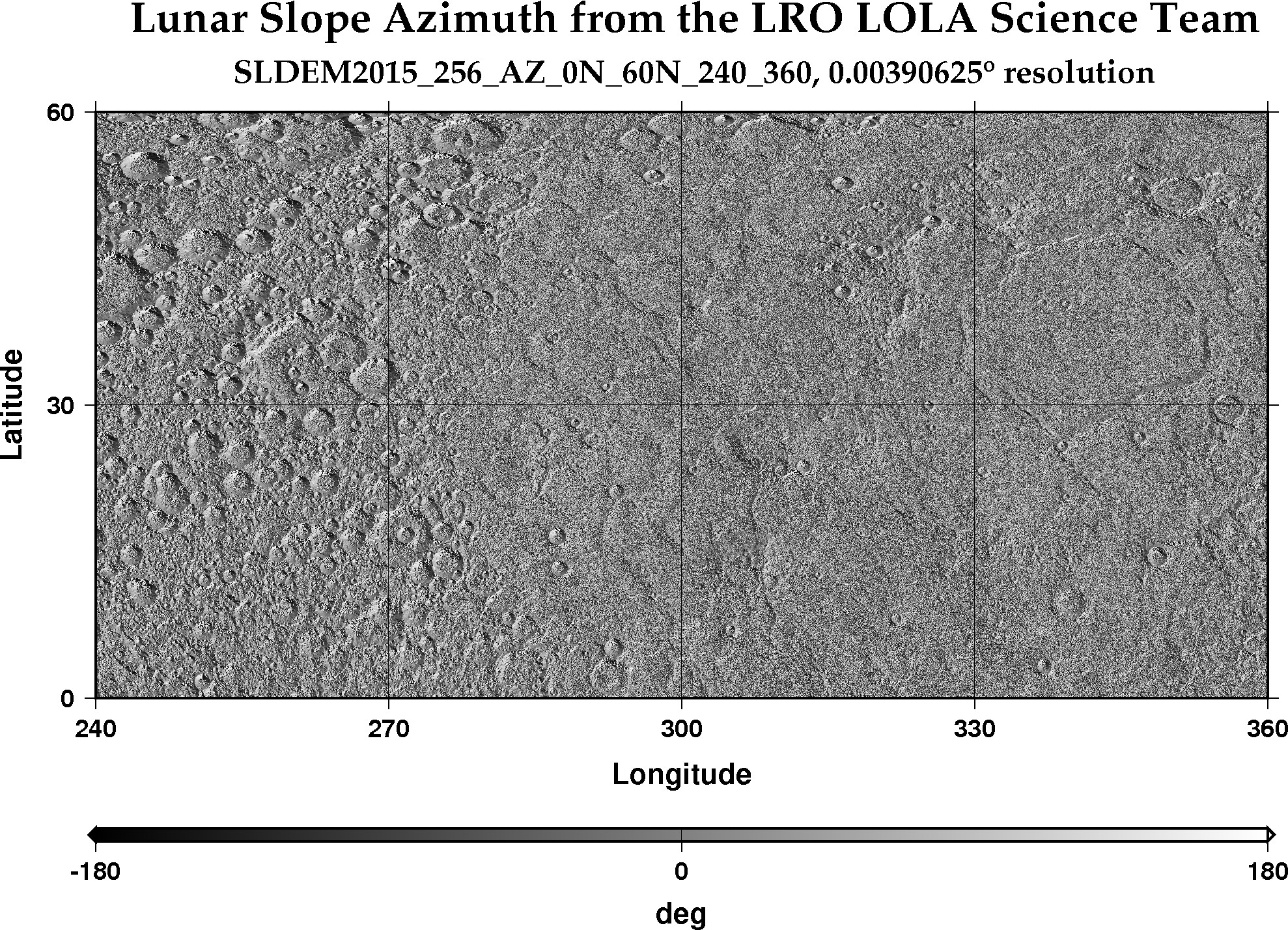 image of lunar topography for SLDEM2015_256_AZ_00N_60N_240_360