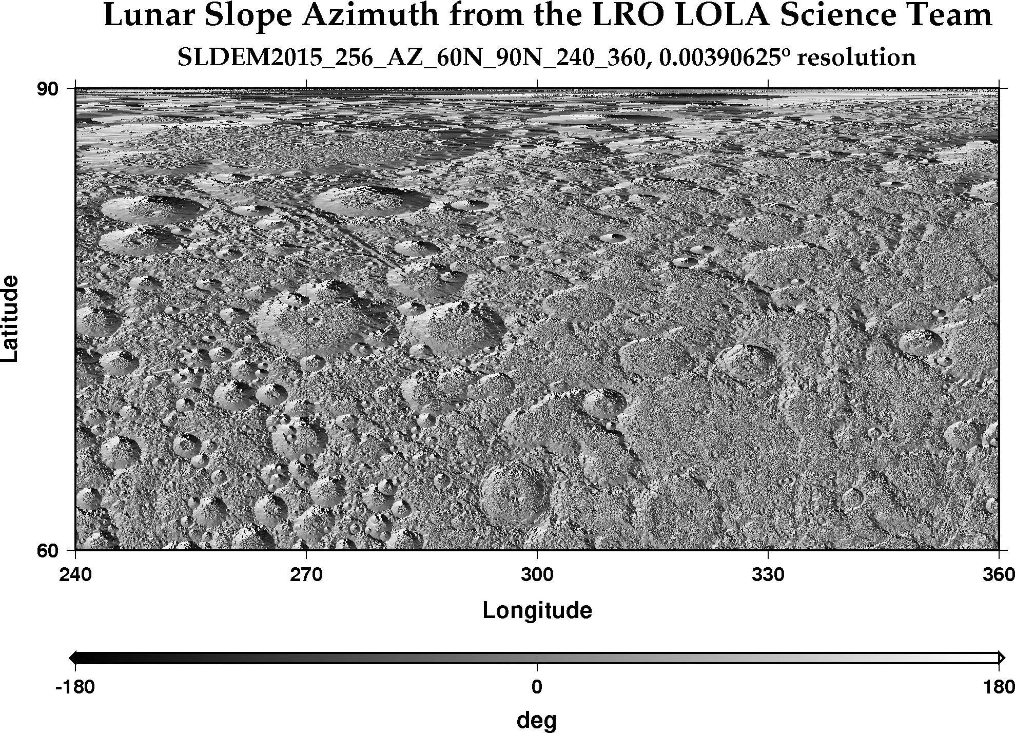 image of lunar topography for SLDEM2015_256_AZ_60N_90N_240_360
