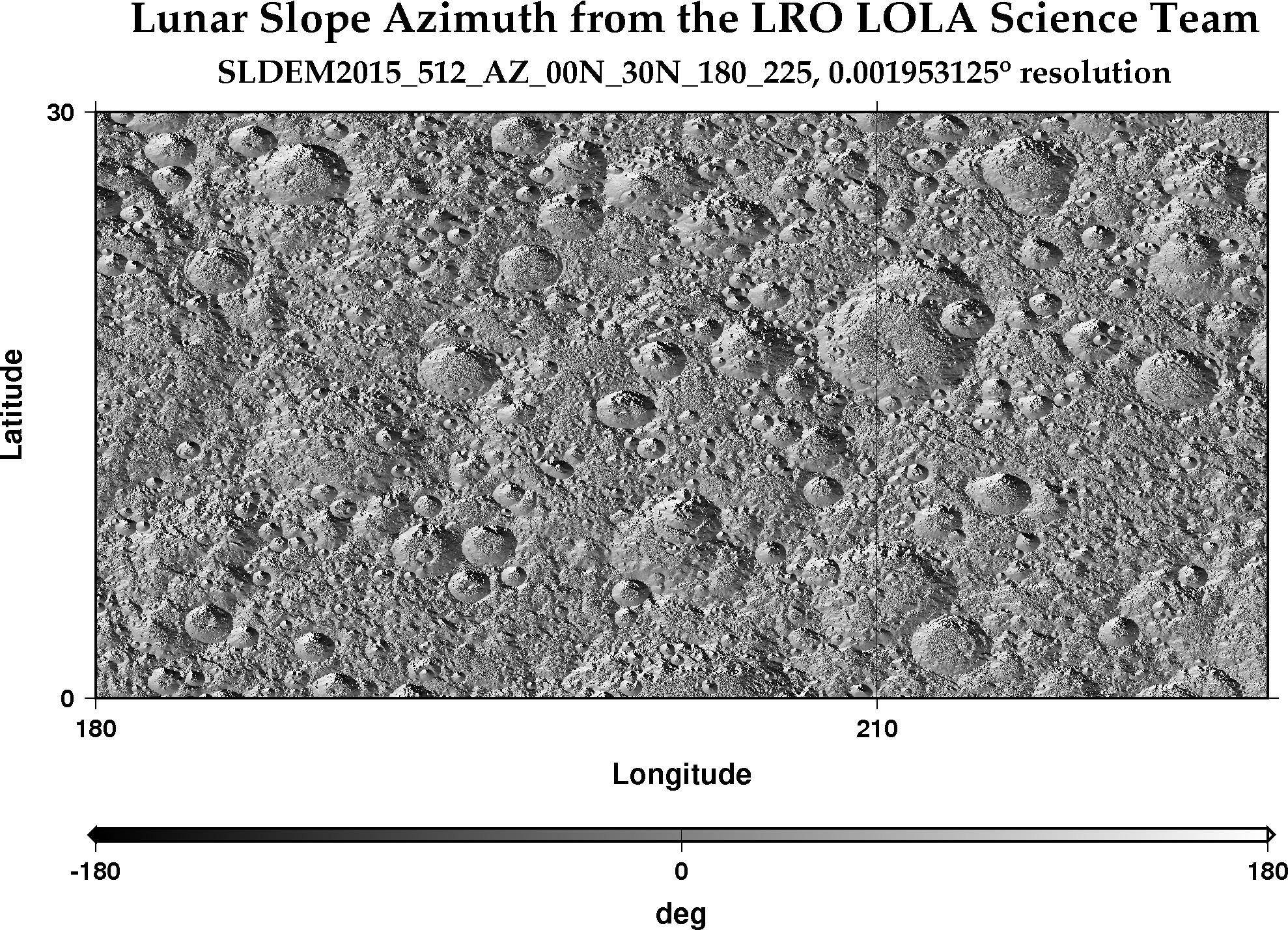 image of lunar topography for SLDEM2015_512_AZ_00N_30N_180_225