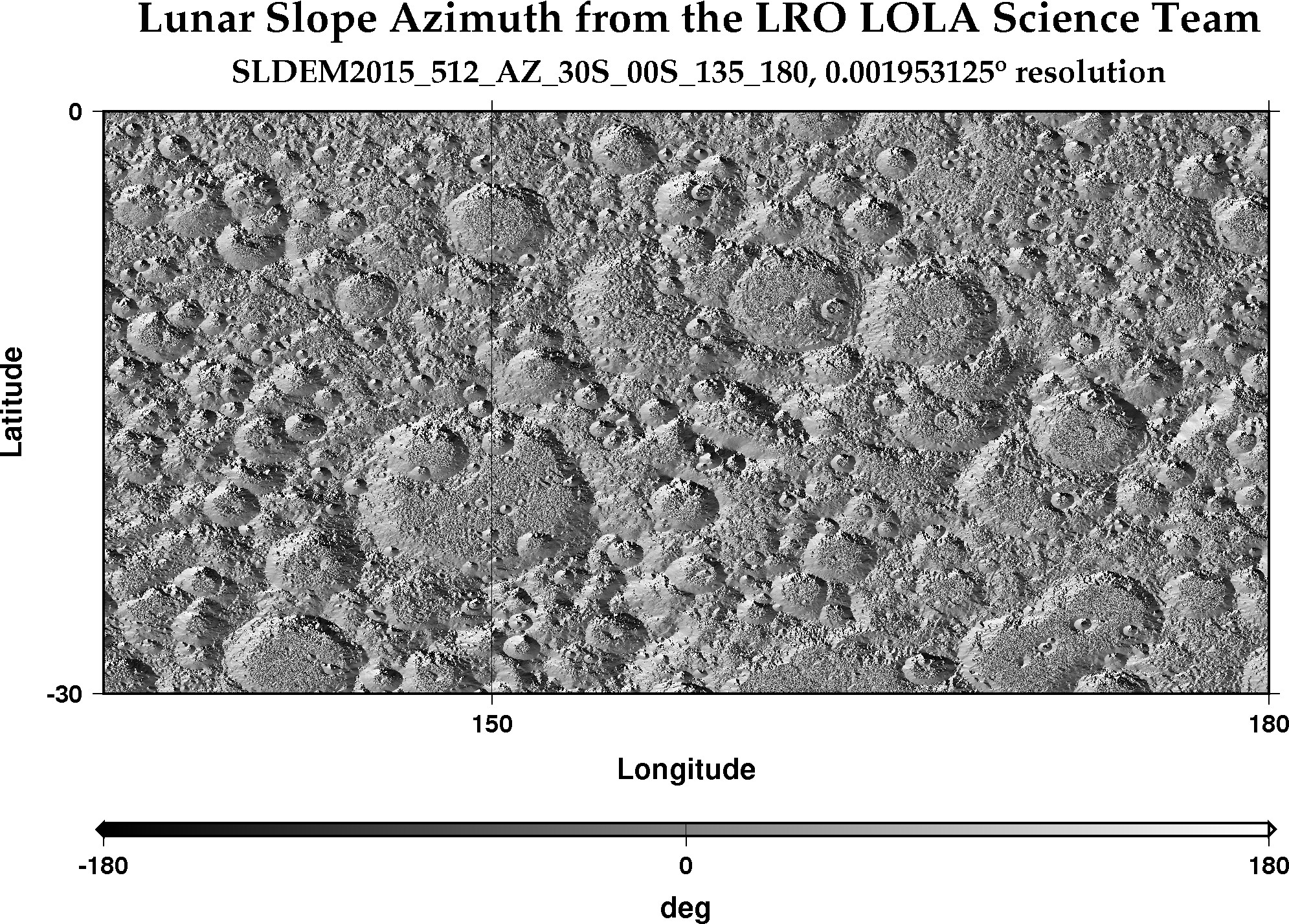 image of lunar topography for SLDEM2015_512_AZ_30S_00S_135_180