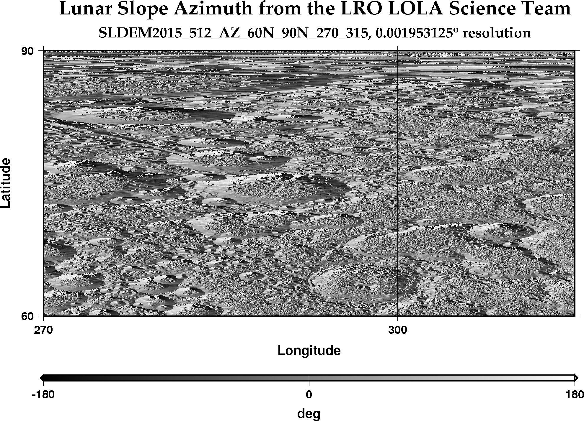 image of lunar topography for SLDEM2015_512_AZ_60N_90N_270_315