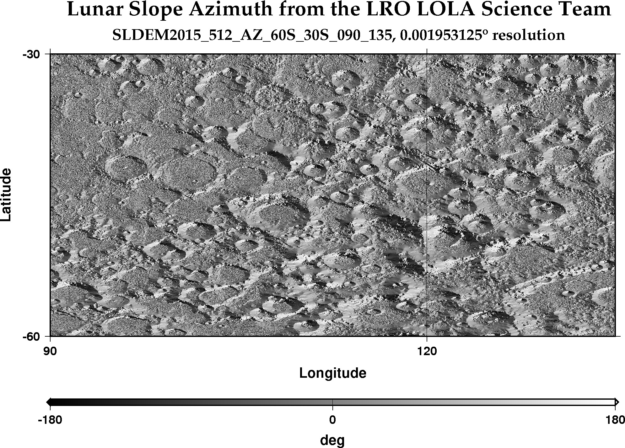 image of lunar topography for SLDEM2015_512_AZ_60S_30S_090_135