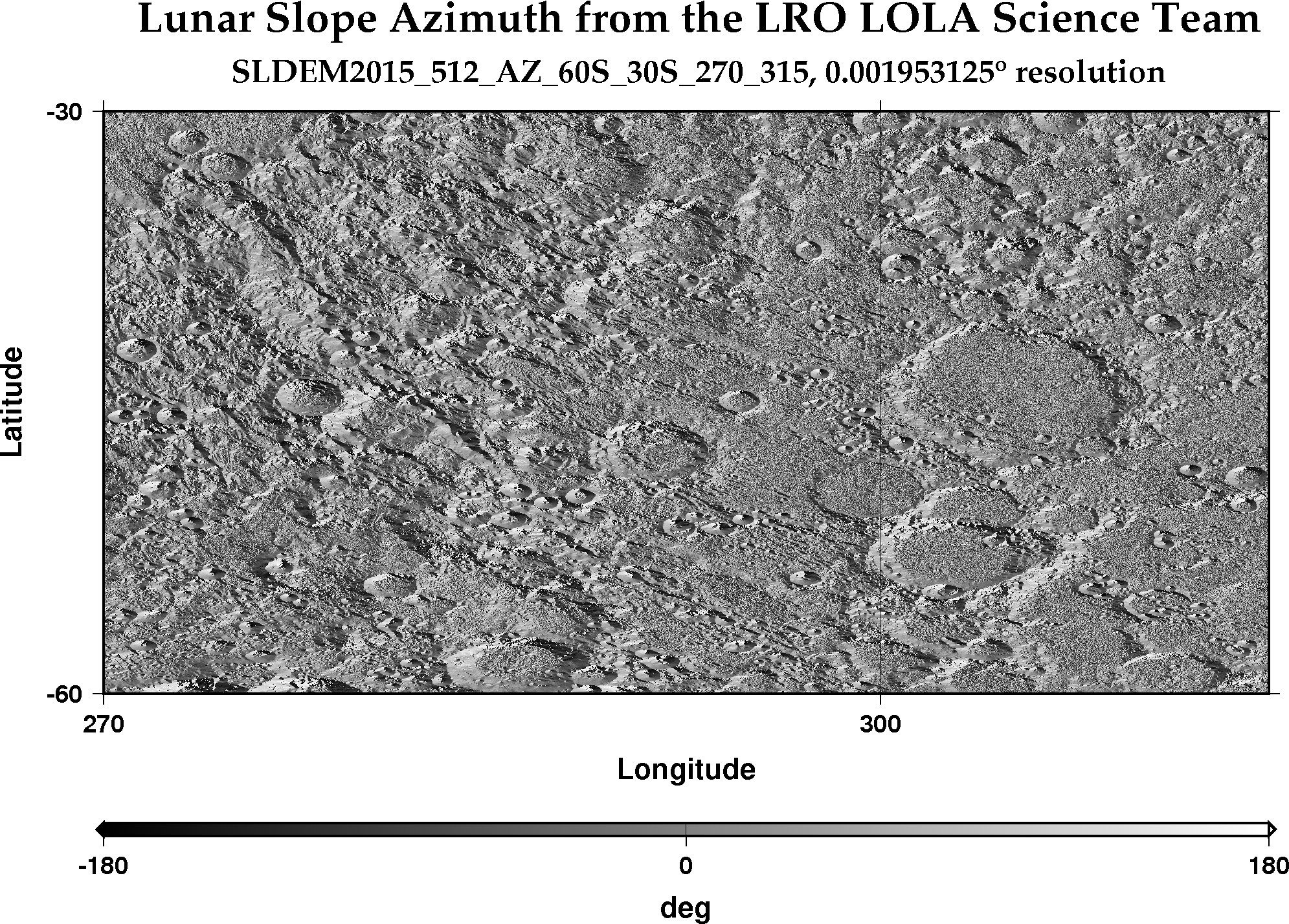 image of lunar topography for SLDEM2015_512_AZ_60S_30S_270_315