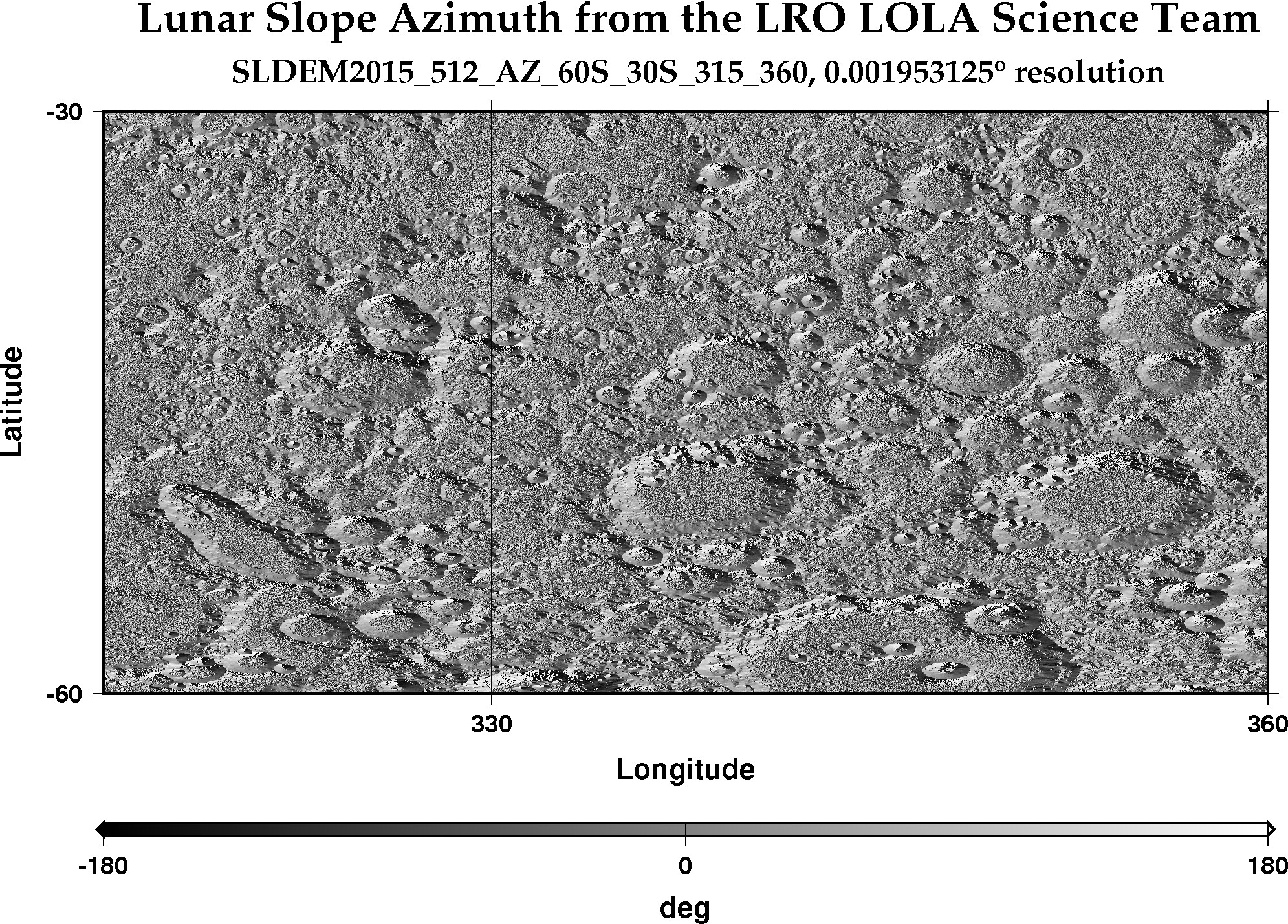 image of lunar topography for SLDEM2015_512_AZ_60S_30S_315_360