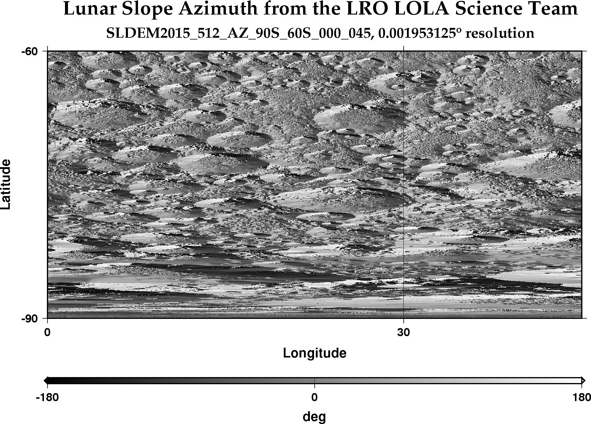 image of lunar topography for SLDEM2015_512_AZ_90S_60S_000_045