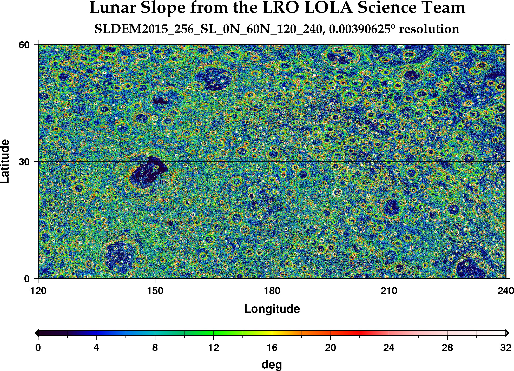 image of lunar topography for SLDEM2015_256_SL_00N_60N_120_240