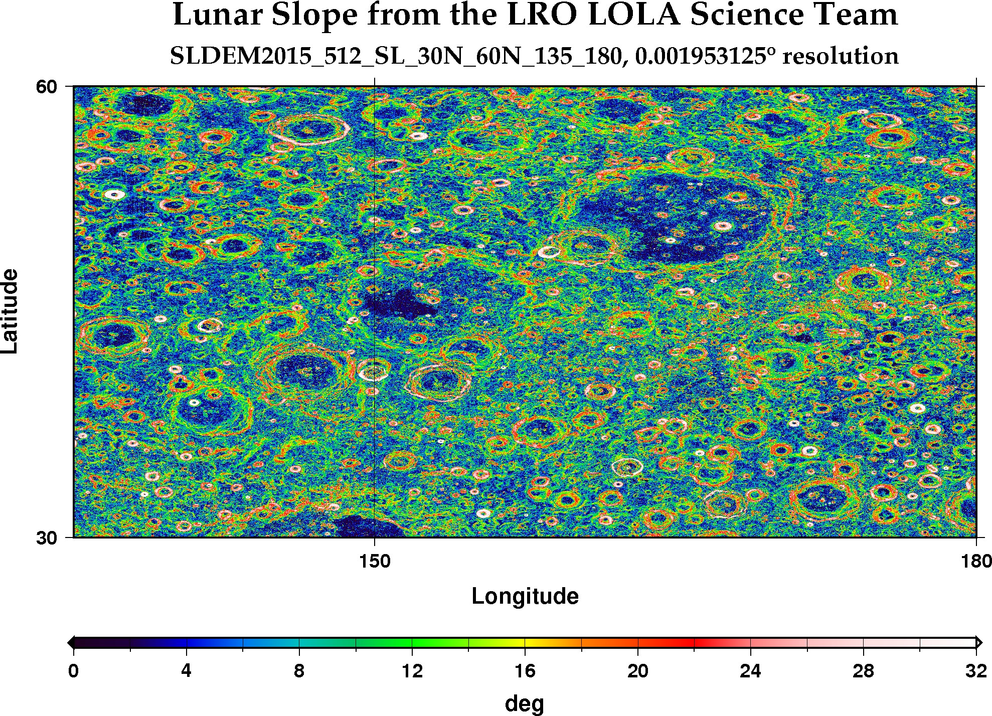 image of lunar topography for SLDEM2015_512_SL_30N_60N_135_180