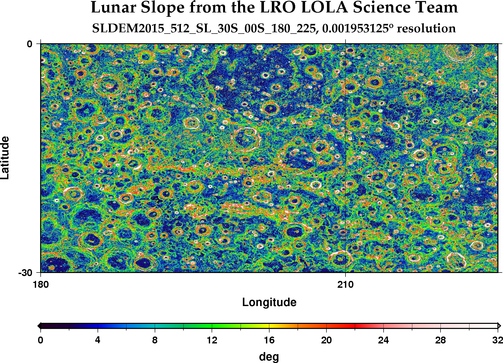 image of lunar topography for SLDEM2015_512_SL_30S_00S_180_225