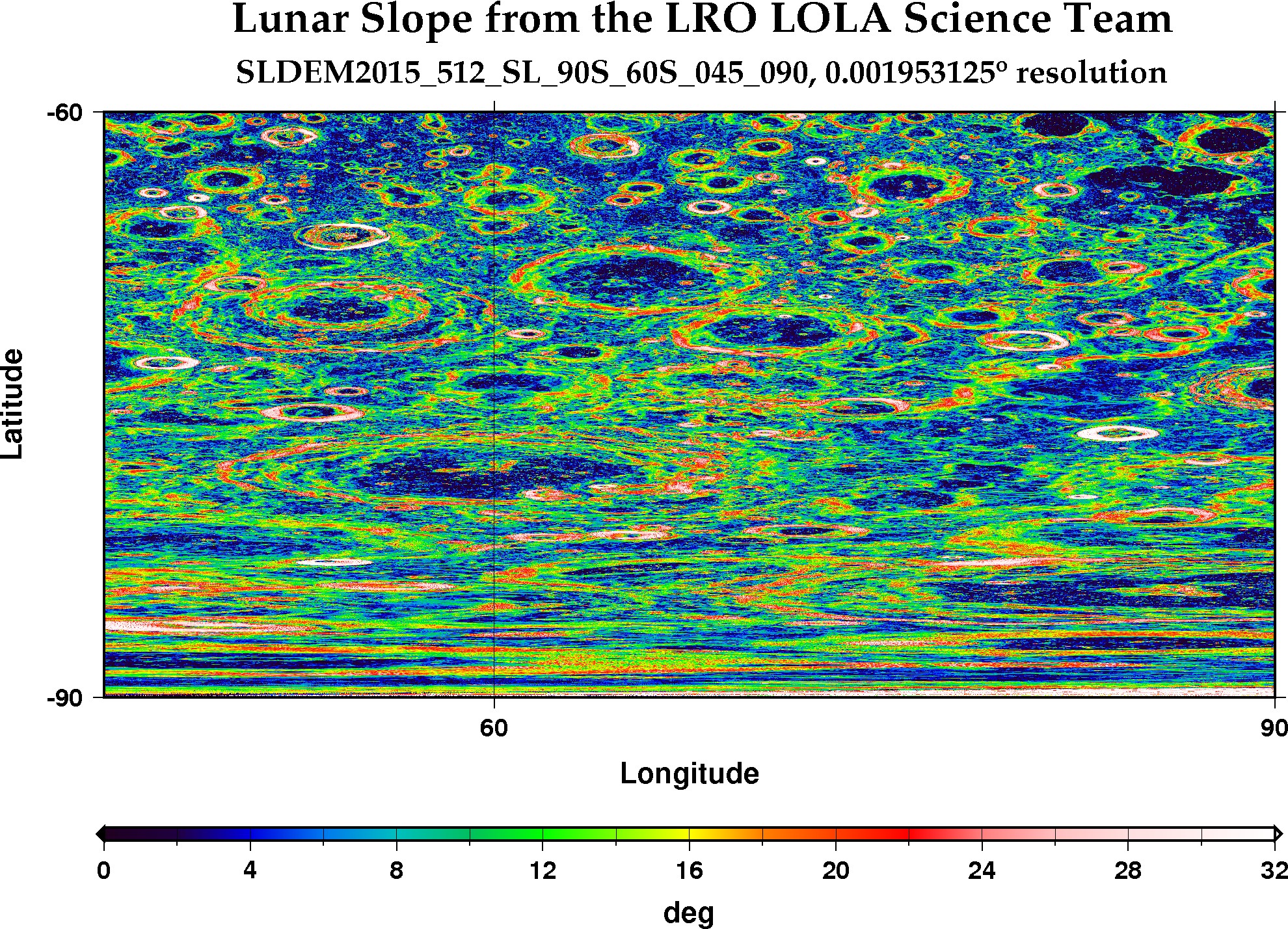 image of lunar topography for SLDEM2015_512_SL_90S_60S_045_090