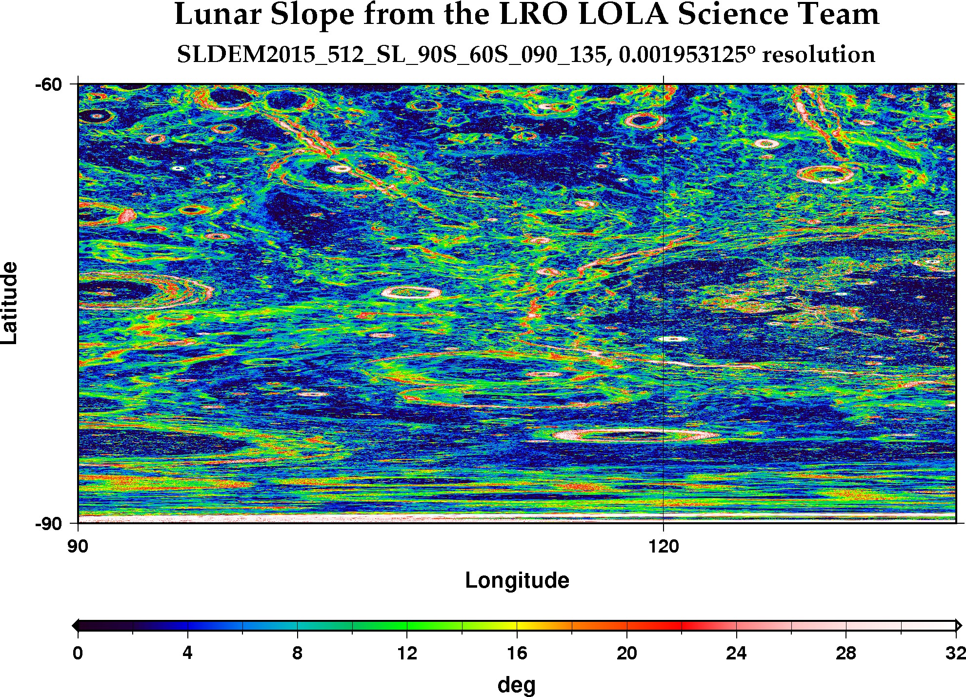 image of lunar topography for SLDEM2015_512_SL_90S_60S_090_135