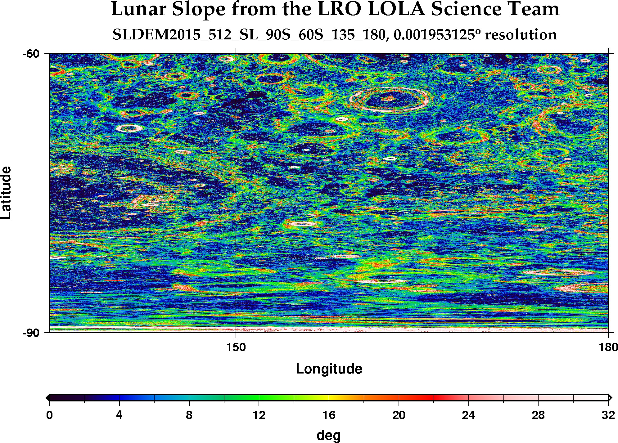 image of lunar topography for SLDEM2015_512_SL_90S_60S_135_180